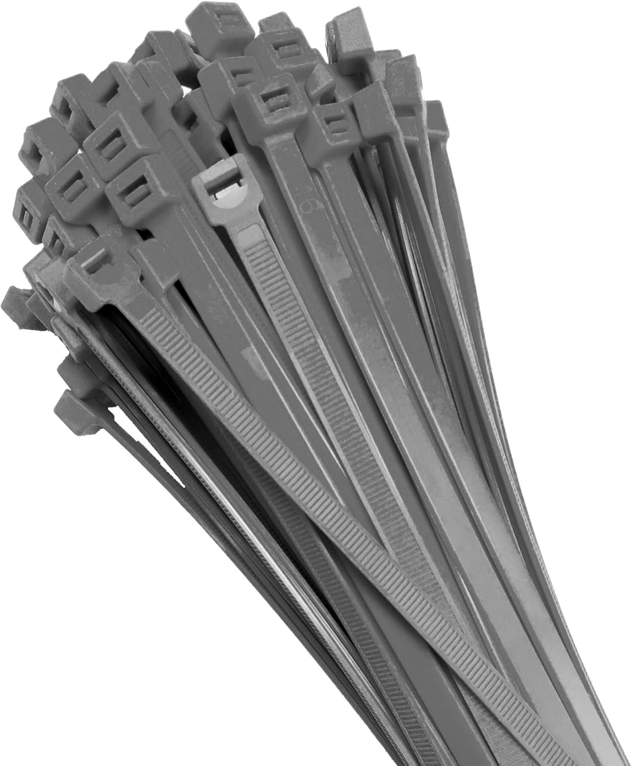 Electriduct Nylon Cable Ties - 8" Self-Locking Zip Ties Multi Color: (Blue, Red, Green, Yellow, Fuchsia, Orange, Gray, Purple) - 500 Pack