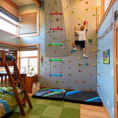 Miniatura 5 de Rainbow Craft Escalera de cuerda de escalada y cuerda de escalada colorida