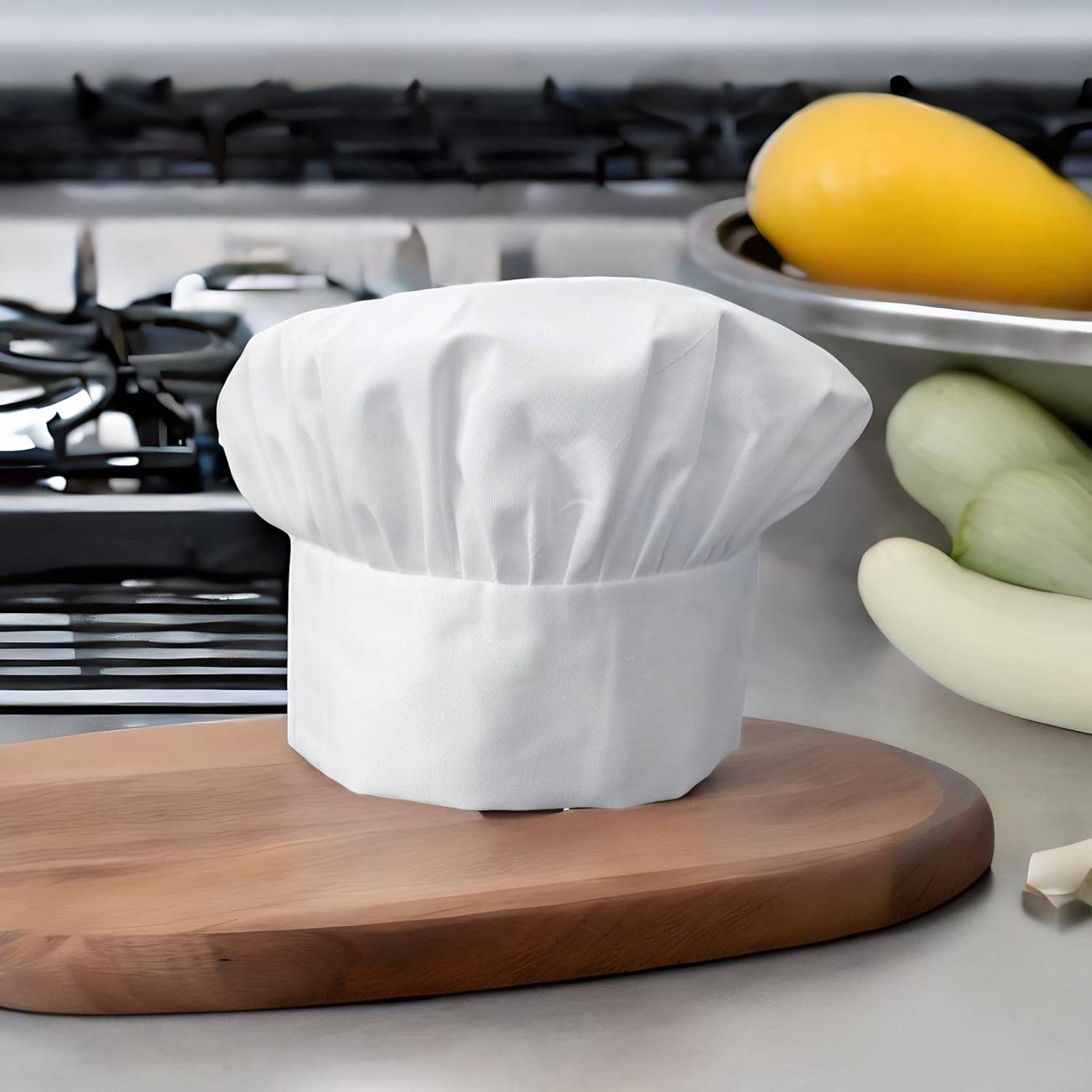 Tessa's Kitchen Club - Chef Hat and Apron Set for Kids, Real Cooking and Baking Wear Kit for Young Chefs in Training - Image 5