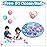 Wilhunter Baby Ball Pit for Toddler with 50 Balls, Kids Pop Up Play Tent for Girls, Princess Toys for Children Indoor & Outdoor Playhouse with Carry Bag (Bule: Pink/White/Babyblue, 109x90cm/50 Balls)