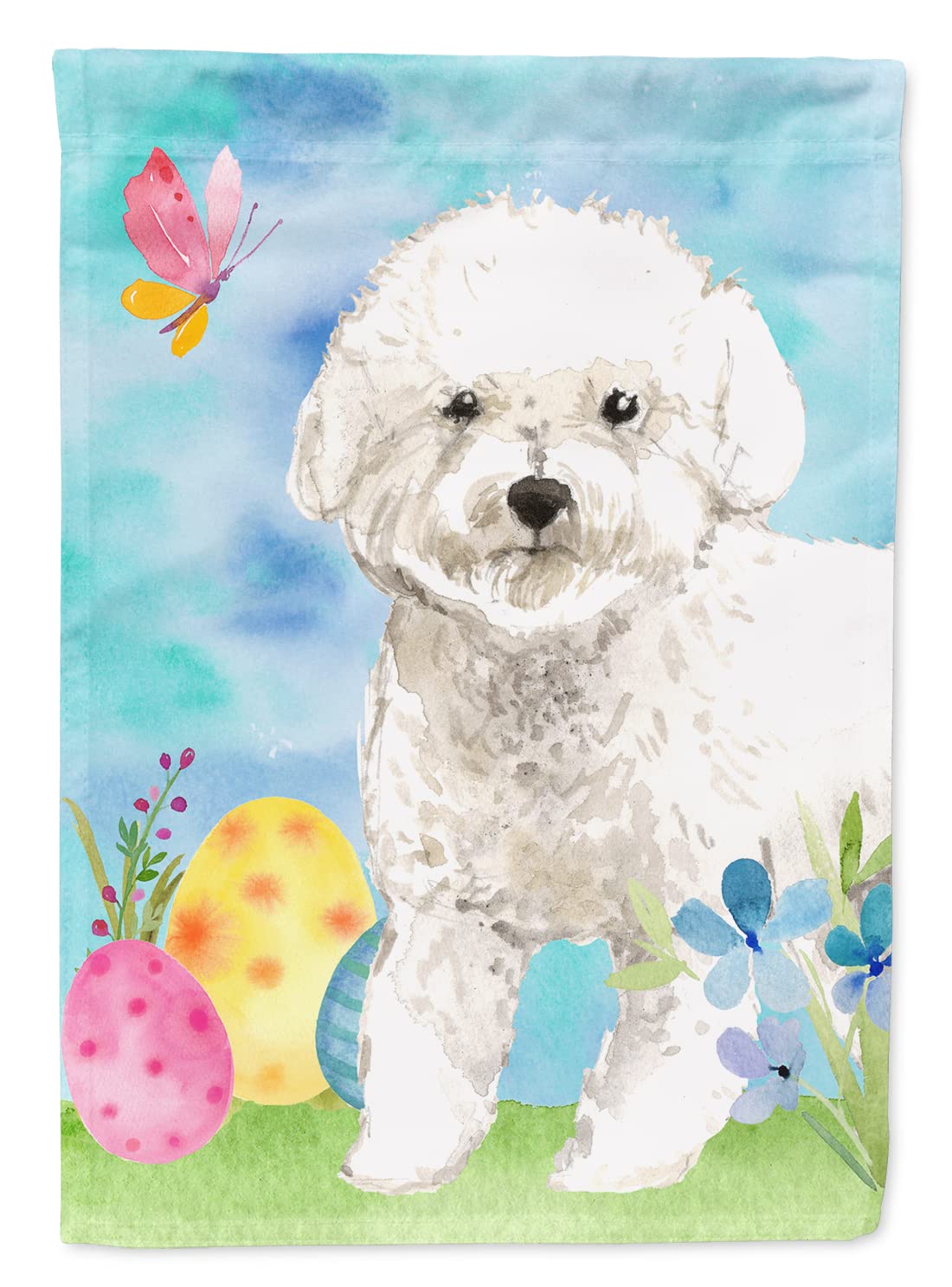 Drapeau Bichon Frisé CK1925CHF grand format résistant aux intempéries pour jardin