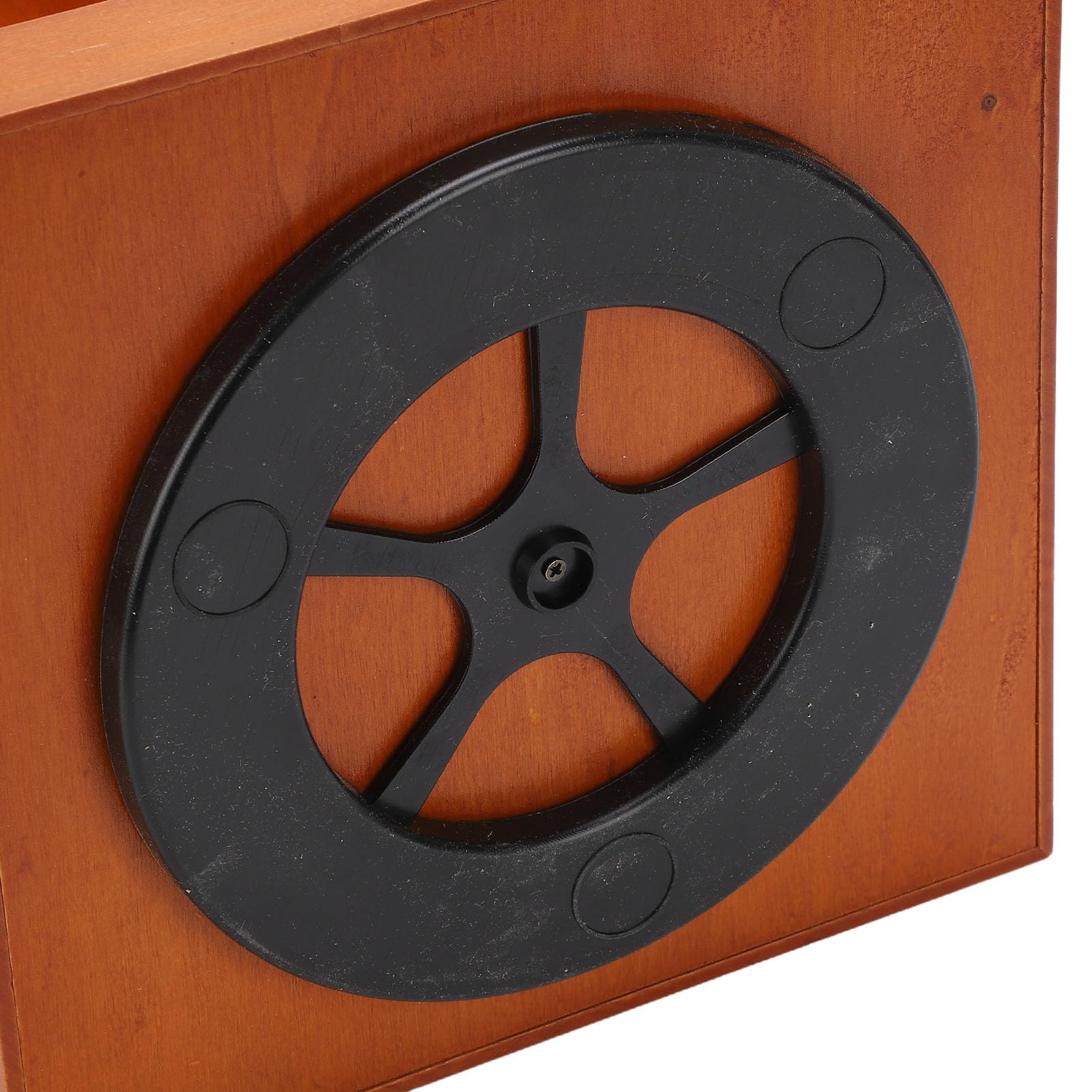 Organizer per trucchi ruotante a 360° in legno con scomparti multipli, portaoggetti da scrivania, espositore per cosmetici, espositore per cosmetici, portaoggetti