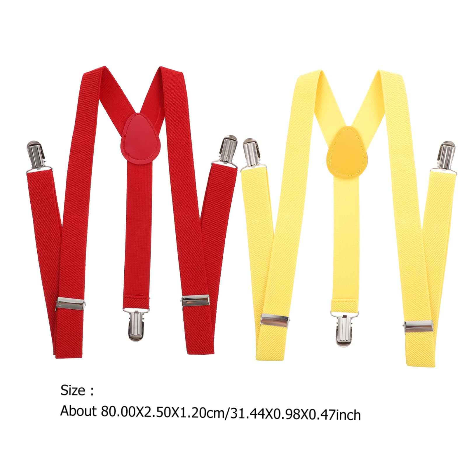 VANZACK 2pcs Y-back Suspenders for Men Women Hip Suspenders Adjustable Clips for Adult Bulk for Pants