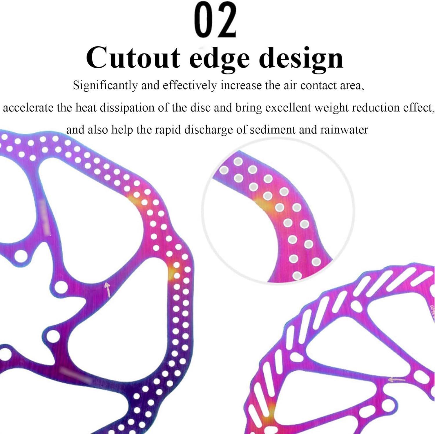 2 Pcs Bike Disc Brake Rotors with 12 Bolts 160Mm/180Mm Stainless Steel Bike Rotors for Most Bicycle Mountain Road Bicycle