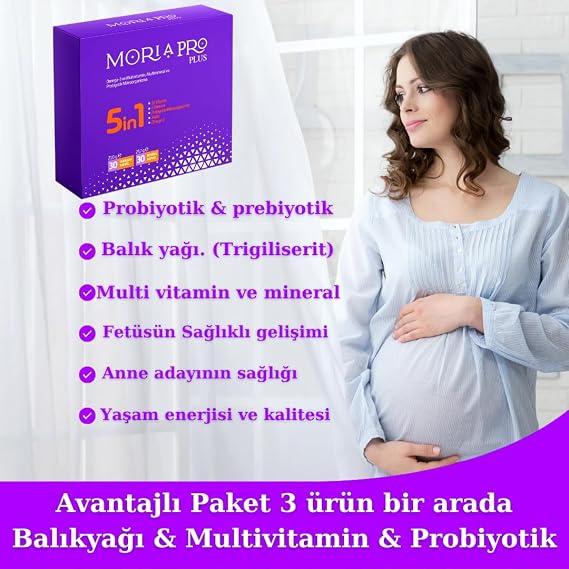 MORIA Pro Plus Omega 30 Kp+Multivitamin, 30 Kp
