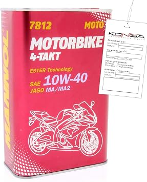 Mannol 4-Takt Motorbike 10W-40 engine oil - MN7812 1L ME
