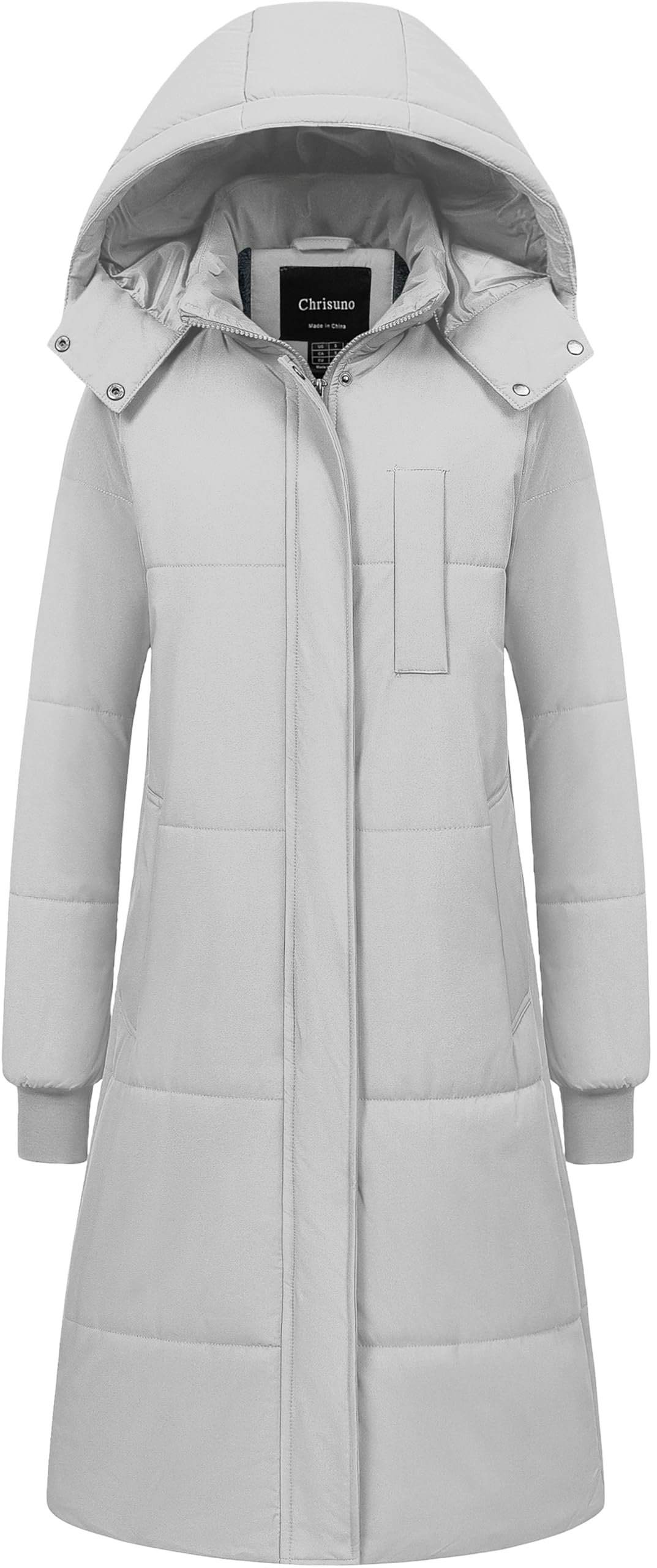 Women's Long Winter Coat Waterproof Fleece Lined Puffer Jacket Thicken Quilted Insulated Parka with Hood-image-27