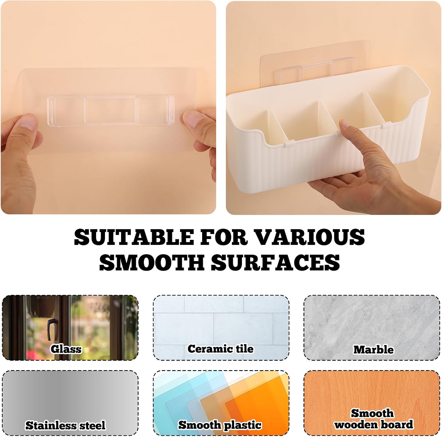 FMOACEN 2 Pcs Kitchen Cabinet Door Organizer Plastic Lid Organizer