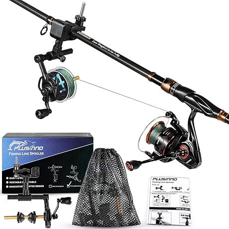 Fishing Line Spooler with Unwinding Function