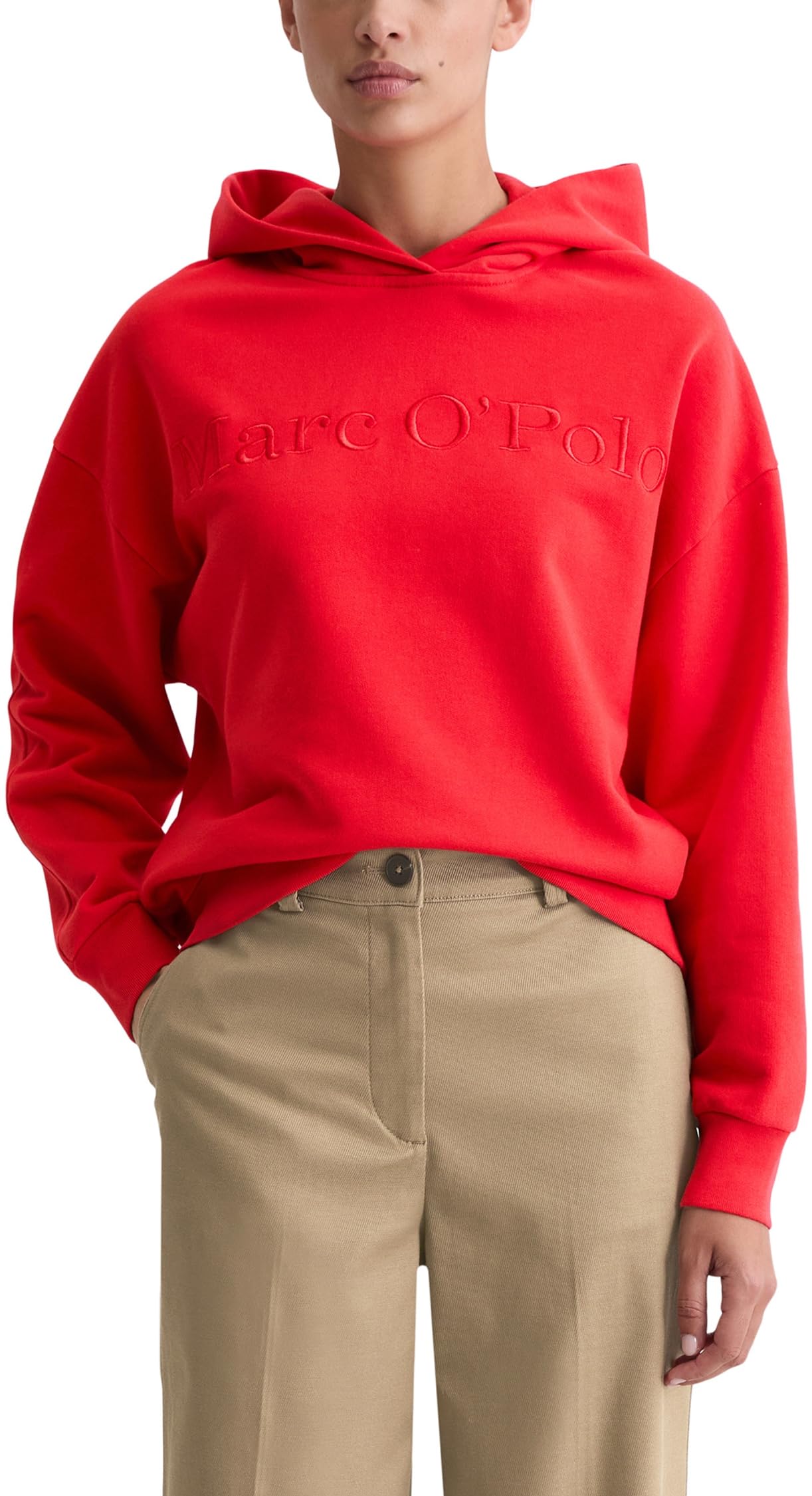 Marc OߴPolo Damen Hoodie mit Logo Relaxed Fit