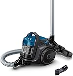 Bosch Staubsauger beutellos Clean´n Serie 2 BGC05A220A, Bodenstaubsauger, Bodendüse für Parkett, Teppich, Fliesen, Hygiene-Filter, langes Kabel, leise, leicht, 700 W, blau