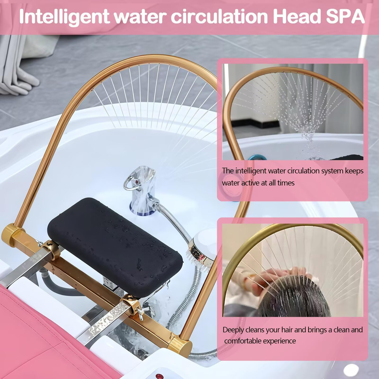 Head SPA łóżko z masażem szamponem do mycia włosów