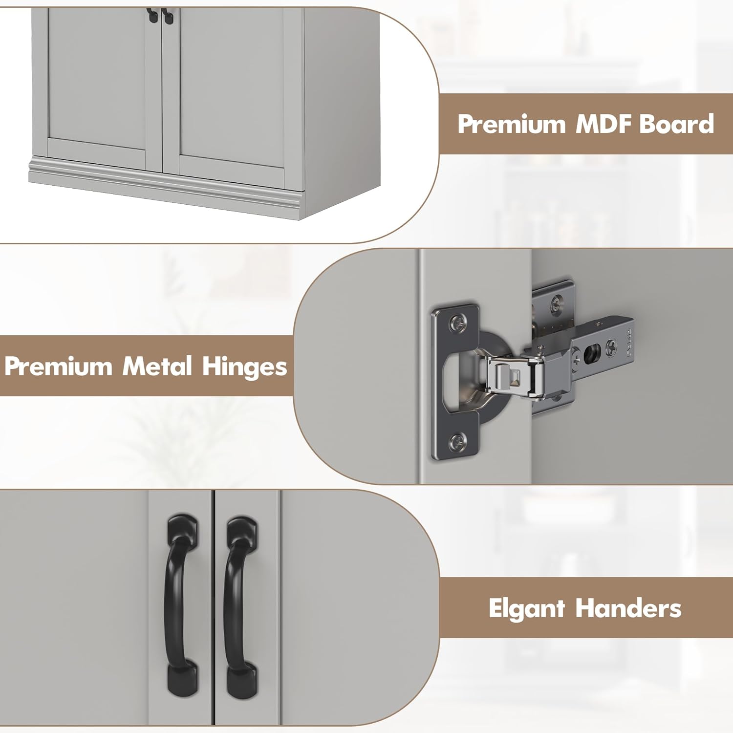 Anti-toppling device installation for cabinet safety