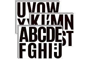 340 Large Letter Wall Stickers: Bold Statement for Walls and Beyond