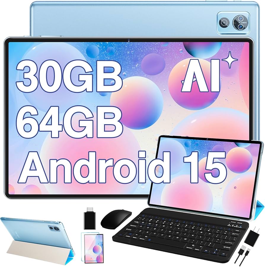 Amazon.com : DEERTiME 2025 Latest Tablet 10 inch Android 15