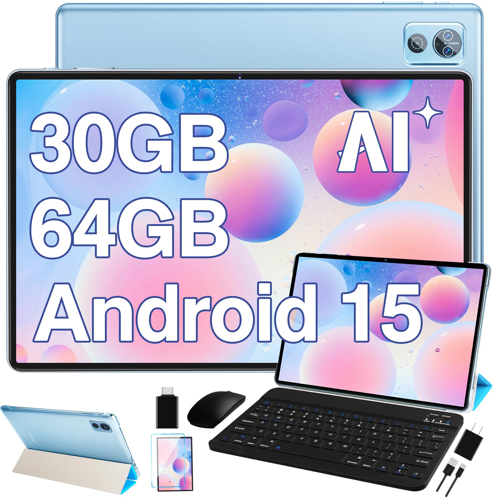 Amazon.com : DEERTiME 2025 Latest Tablet 10 inch Android 15