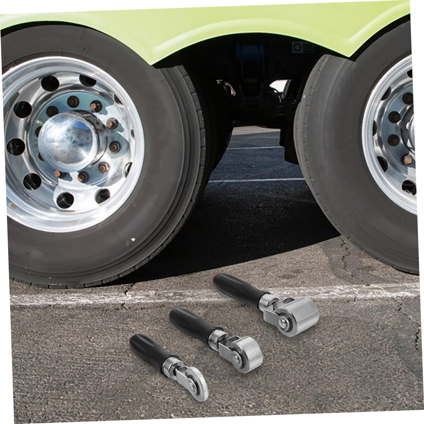 Rullo per Riparazione Pneumatici Auto e Moto, 3 Pezzi, Plastica e Metallo