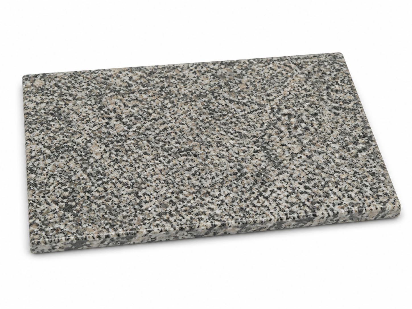 KALU Creations Deska do krojenia z naturalnego granitu różowego beta 40 x 30 x 2 cm – kamienny blat kuchenny, taca do serwowania – Made in Italy