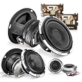 Meso 6.5” 500 Watt 3-Way Premium Component Car Speaker Set