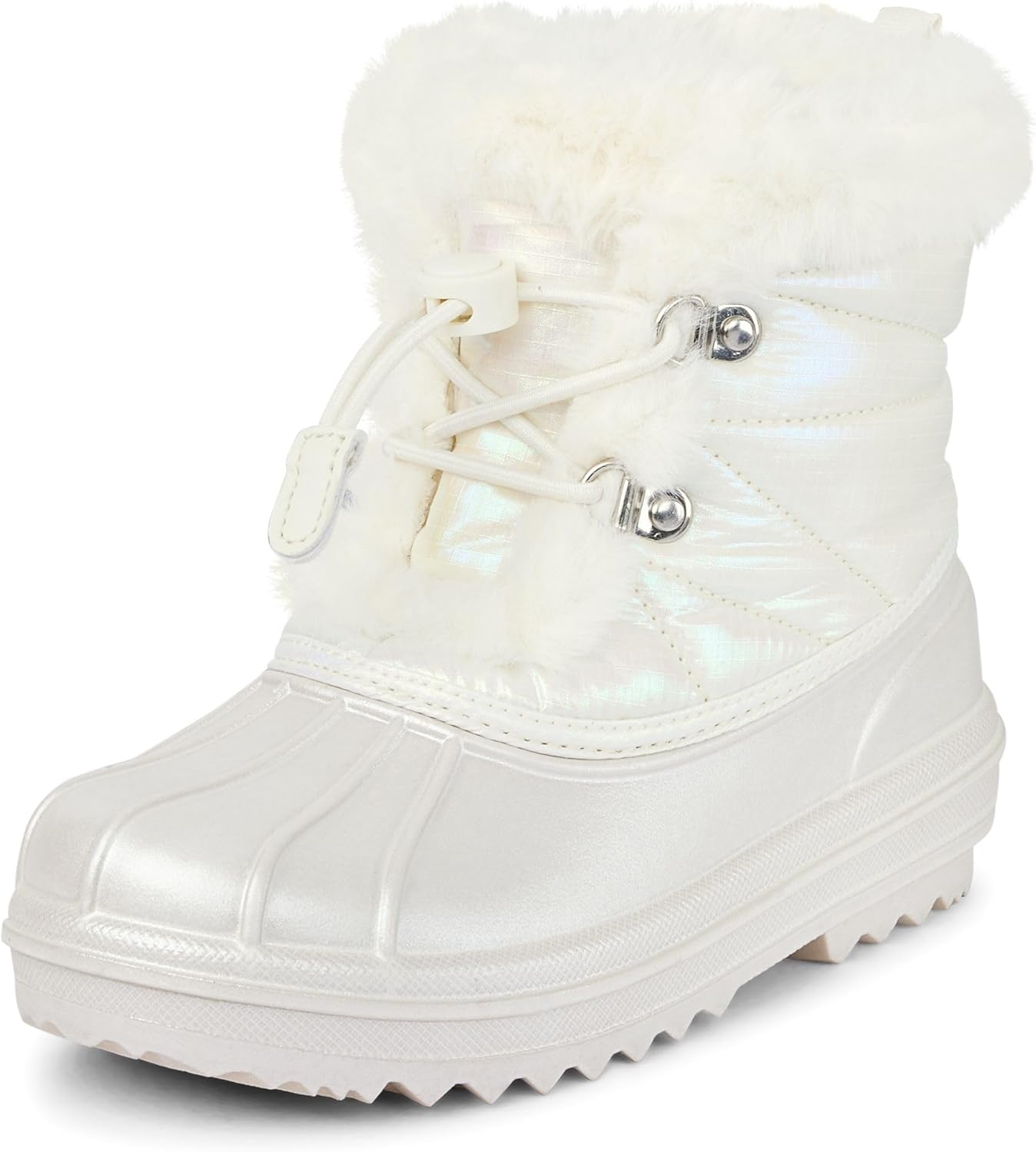 The Children's Place Girls' Faux Fur Trim Winter Snow Boots