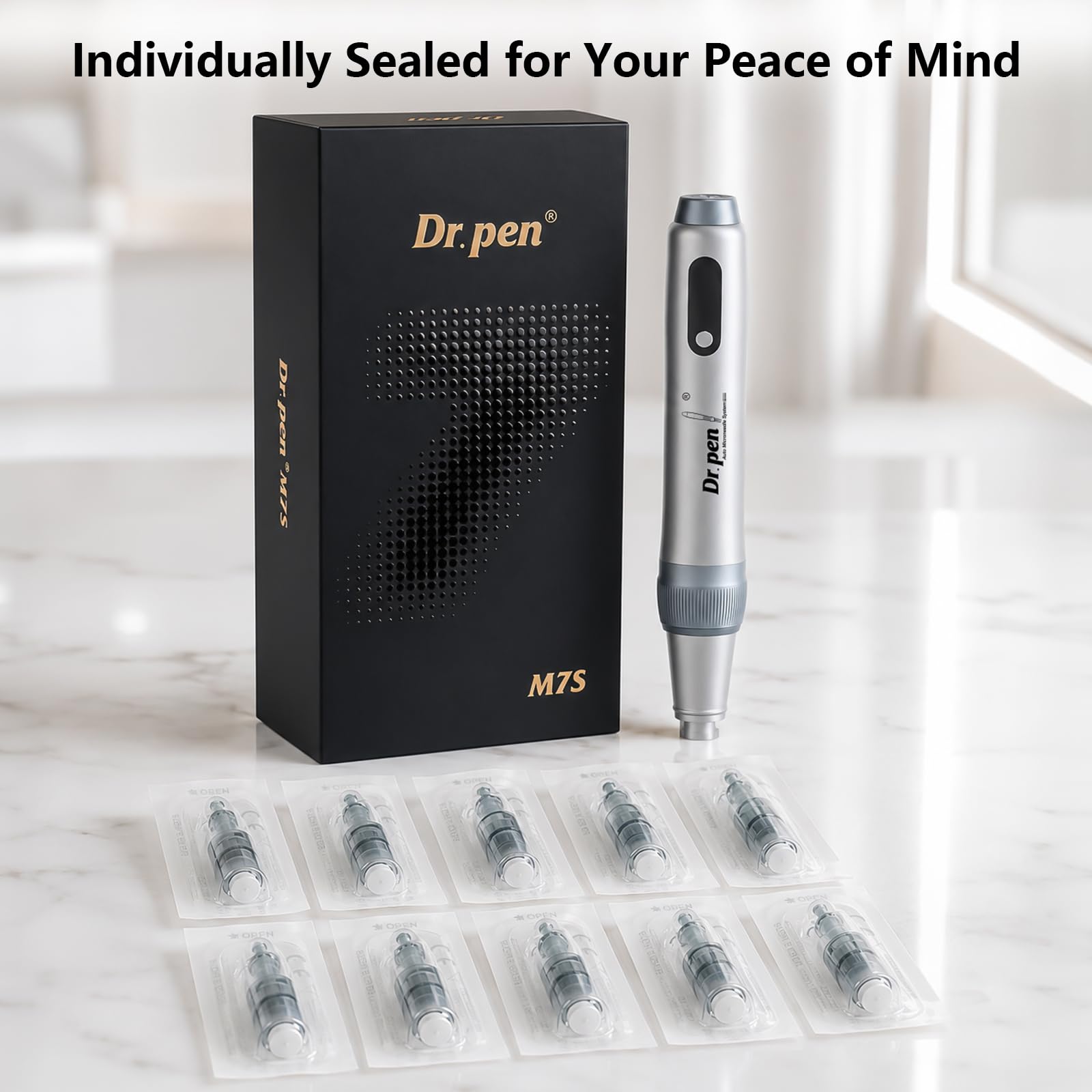 Dr pen M7S Microneedling Pen Microneedle Roller Pen 0.25mm for Home Use