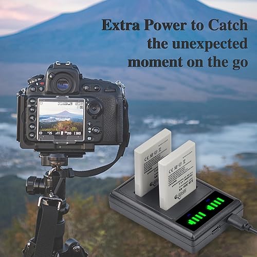 Miniatura 7 de Pickle Power Batería EN-EL5 y cargador dual LED para Nikon CoolPix P530, P520, P510, P100, P500, P90, P80, P5100, P5000, P6000, 3700, 4200, 5200,