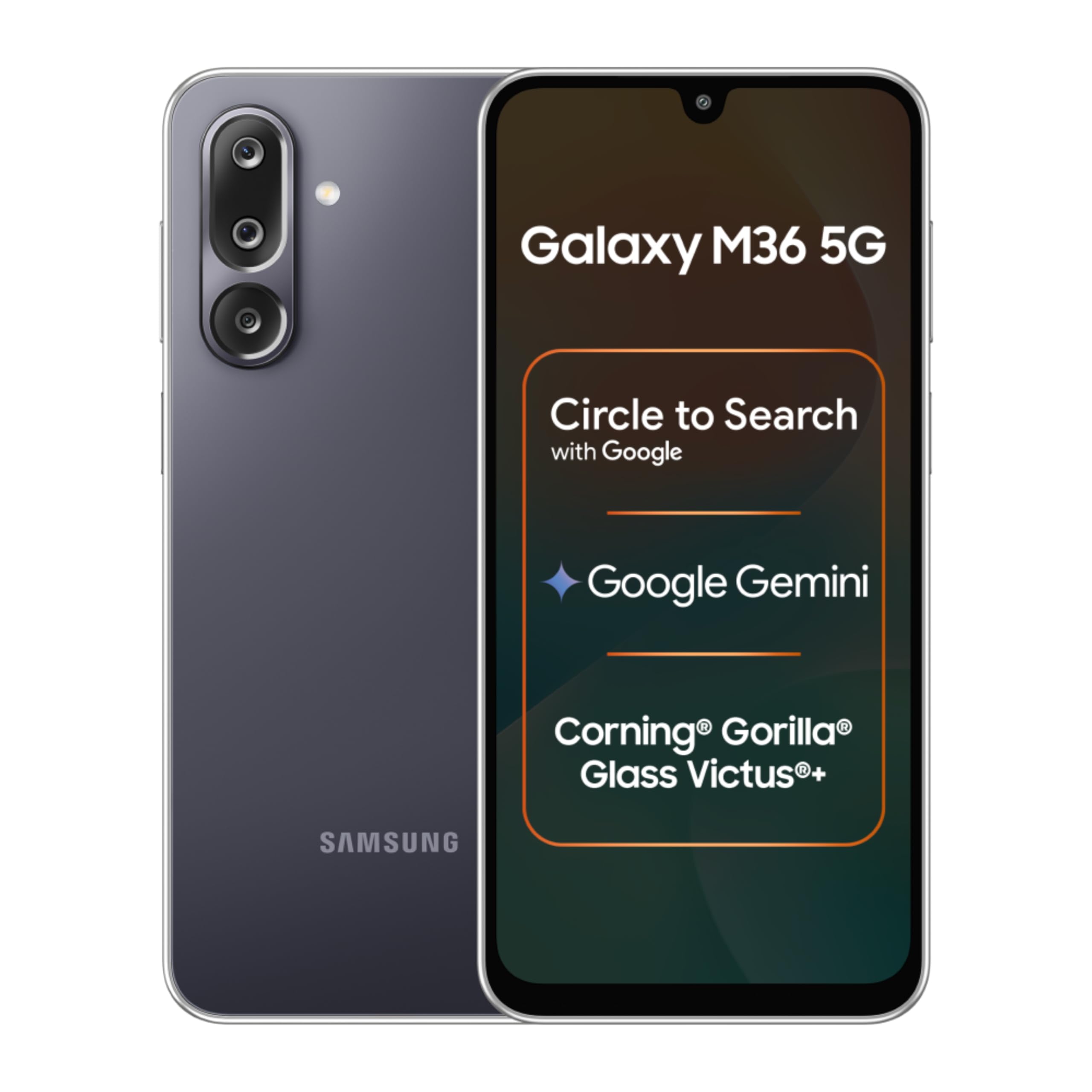 Samsung Galaxy M36 5G (Velvet Black, 8 GB RAM, 128 GB Storage)| Circle to Search| Google Gemini| Corning Gorilla Glass Victus+| 7.7mm Slim| AI Enhanced 50 MP OIS Triple Camera| Unmatched Nightography-image-11