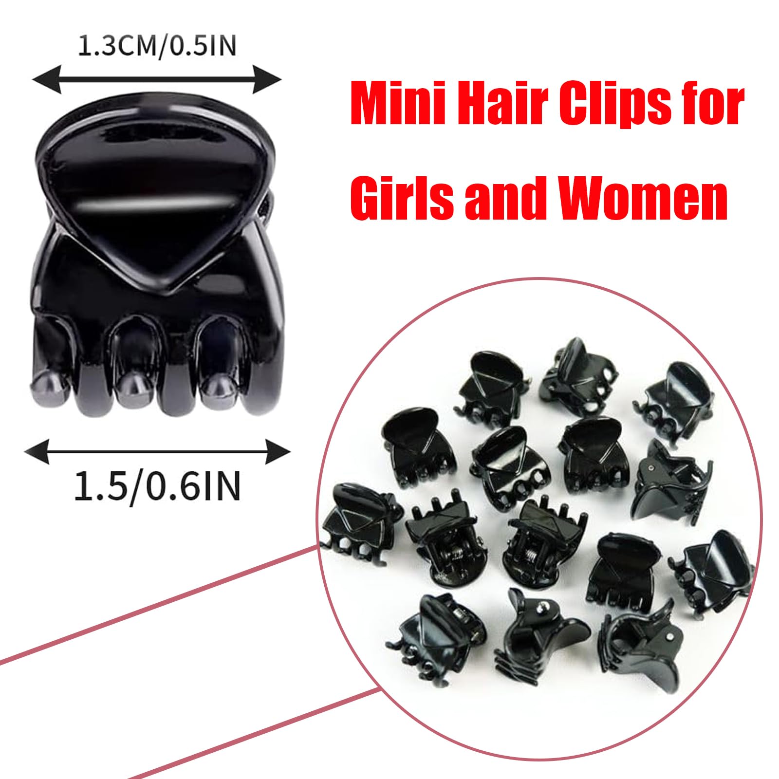 NiceYnn 36pcs Small Micro Hair Clips Women Girls Kids - Image 3