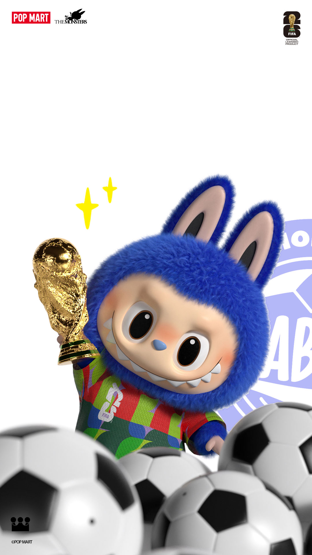 Amazon.com: POP MART THE Monsters × FIFA Series - Catch the Win