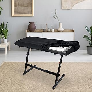 Keyboard Cover 61 Keys, Electronic Piano Cover, Piano-Keyboard Dust Cover, 61/88 Piano Keyboard Dust Cover, Protective for Electronic Keyboard, Digital Piano, Ymaha, Caasio, Roland, Consoles (61 keys)