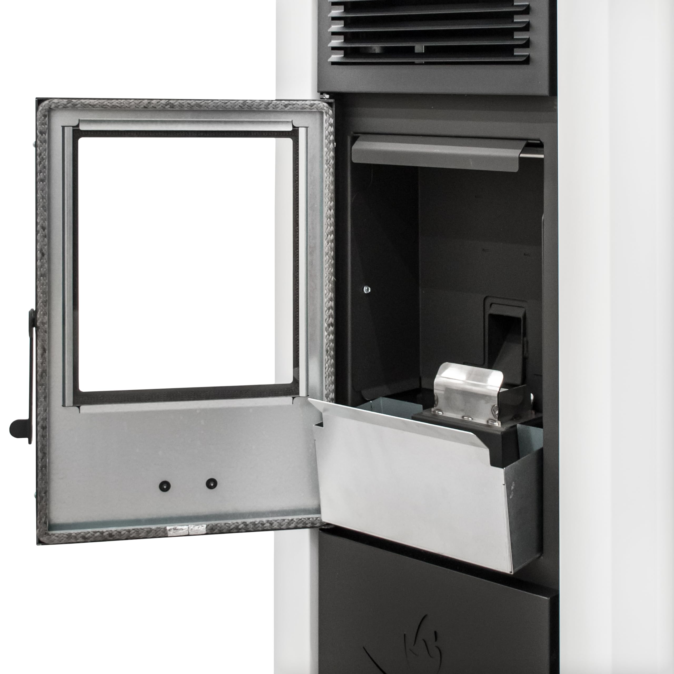 STUFE A PELLET ITALIA Colorado 15 KW | Pelletöfen Effizienz 92% Heizt 140m² Autonomie 15 Std. Programmierbar 5 Geschwindigkeiten und Leistungsstufen 24 Monate Garantie Weiß