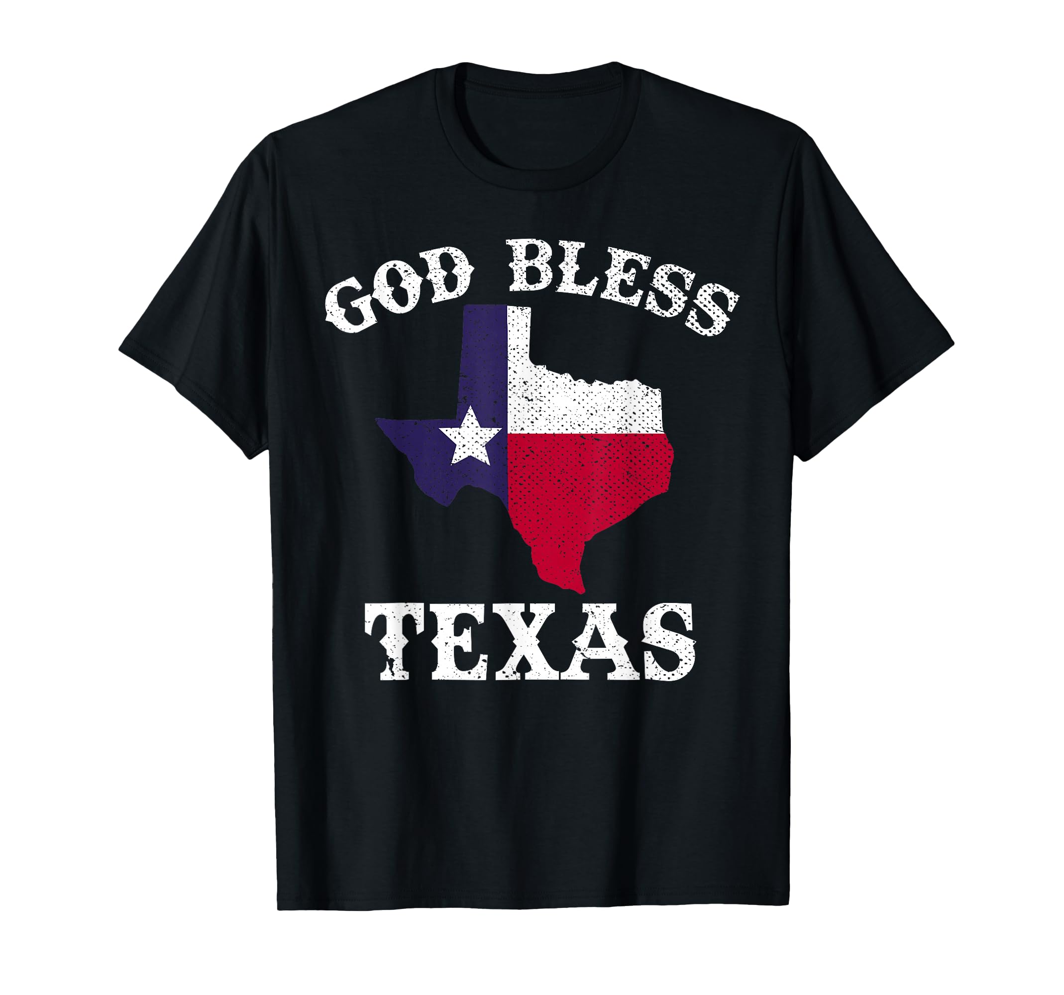 US State Texas Flag Texan God Bless Texas T-Shirt