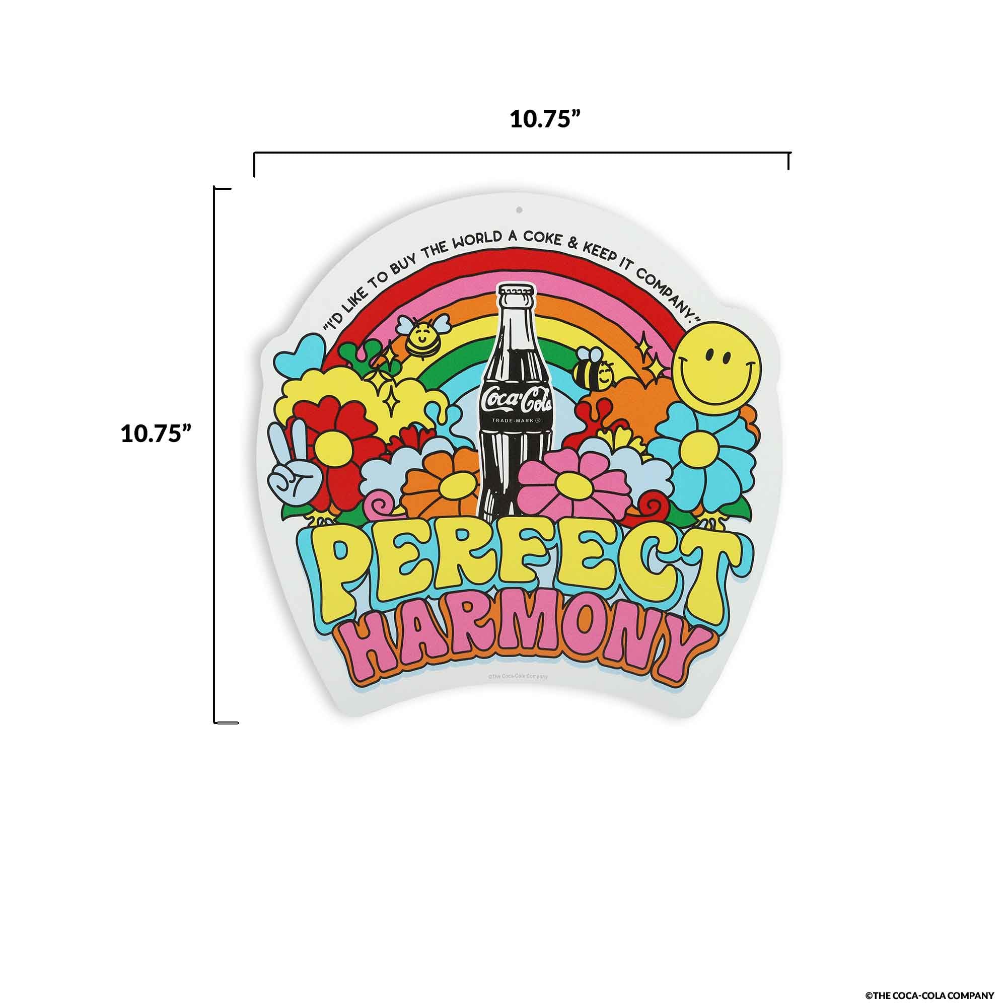 Amazon.com: Coca-Cola Perfect Harmony Retro Metal Sign - Vintage