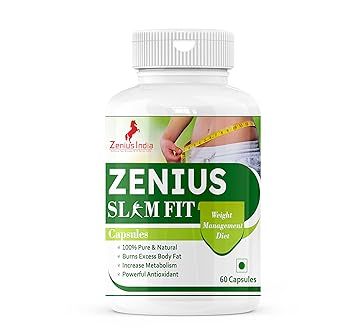 Zenius Slim Fit Ayurvedic Capsules for Metabolism Support & Wellness, 60 Capsules