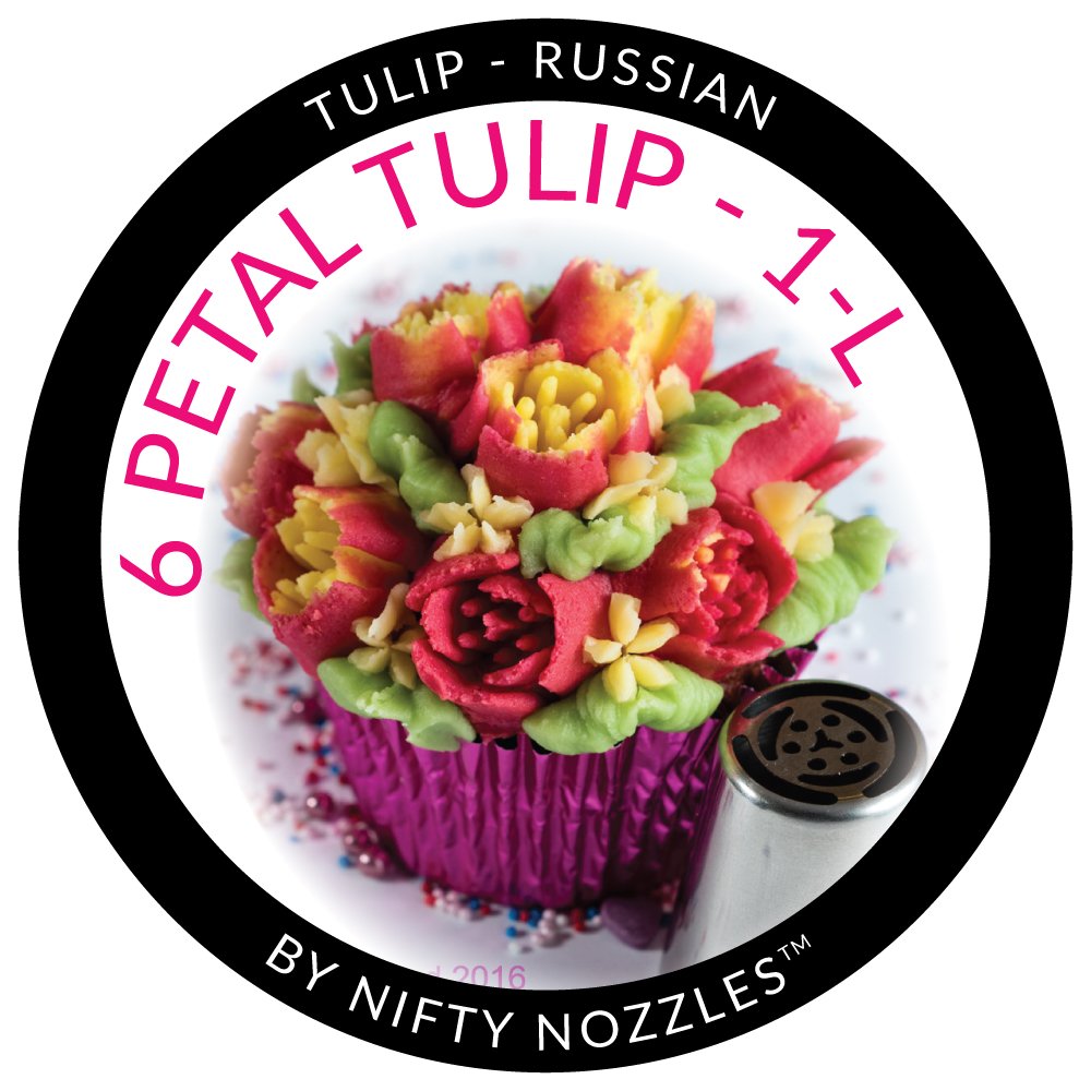 Petal Tulip Piping Nozzle For Cake And Cupcake Decoration
