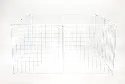 Cercadinho Cachorro,Porquinho Da Índia 120 cm (comprimento) x 120 cm (largura) x 60 cm (altura) Conectivos e Abraçadeiras (BRANCO)