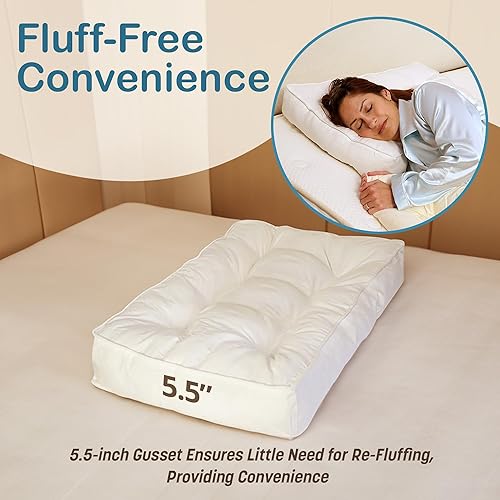 Miniatura 5 de Almohada de contorno de cuello de lana