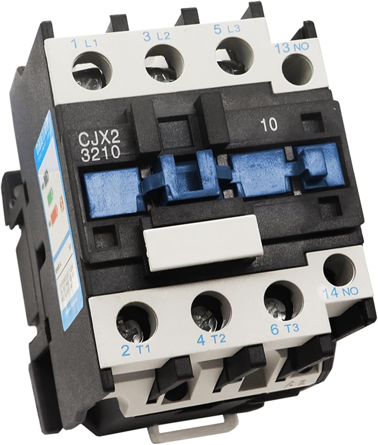 YANHAO CJX2-3210 AC Contactor Switch 32A Magnetic Contactor LC1-D3210 AC220V/380V 50/60HZ CJX2-3201 1Pcs (Color : CJX2-3201 AC220V)
