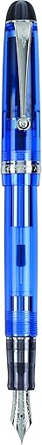 Miniatura 8 de PILOT Pluma estilográfica Custom 74, barril azul, punta mediana (60696)