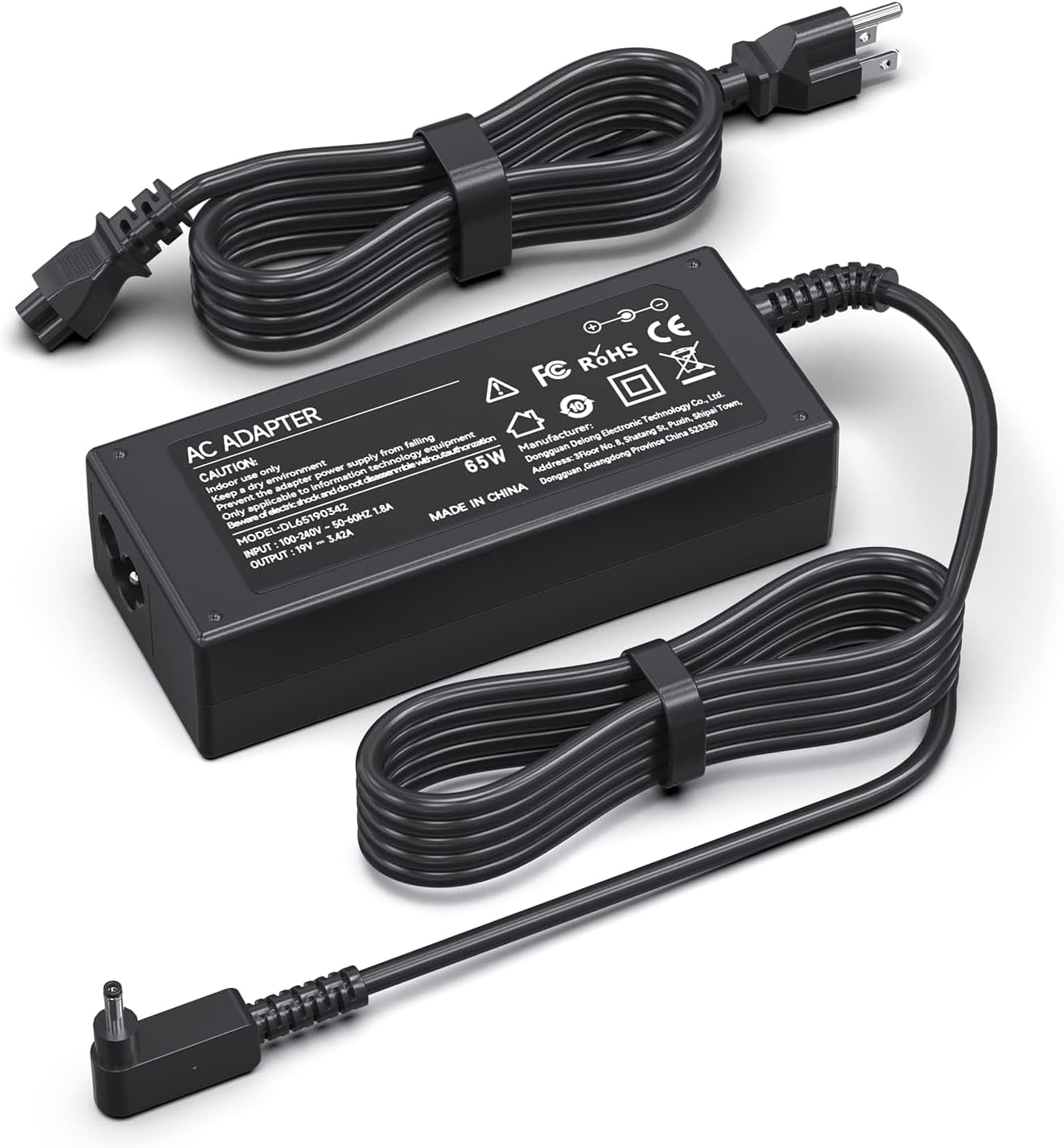 Laptop Charger Compatible with Acer Aspire S7/ S5/ S3 (S3-391), Aspire R13/ R15, Iconia W700/ W700P, Aspire P3, V3-371/ V3-372 – 65W/45W Replacement AC Adapter