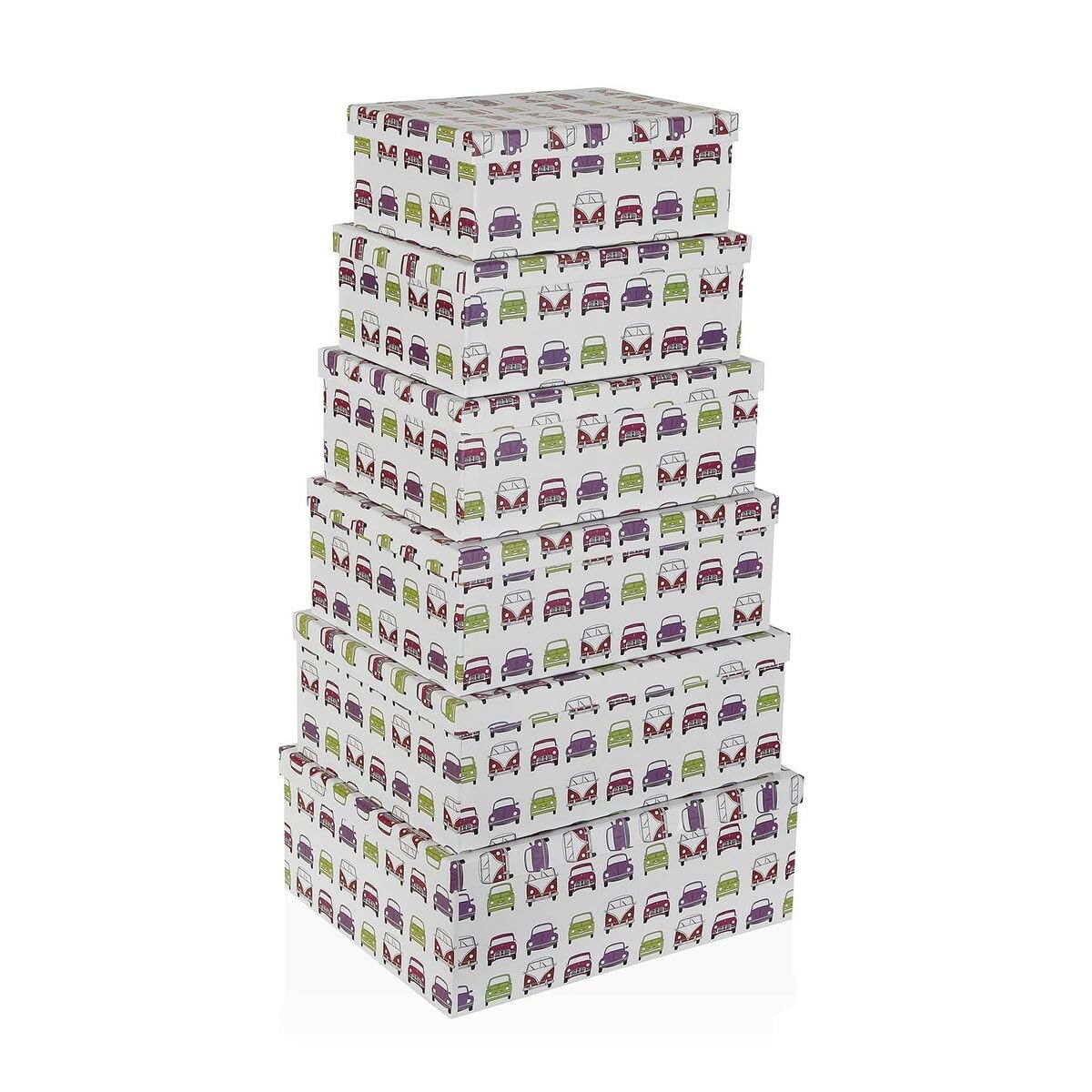 Boîtes de rangement empilables Versa gain de place et structure rigide antichoc pour véhicule