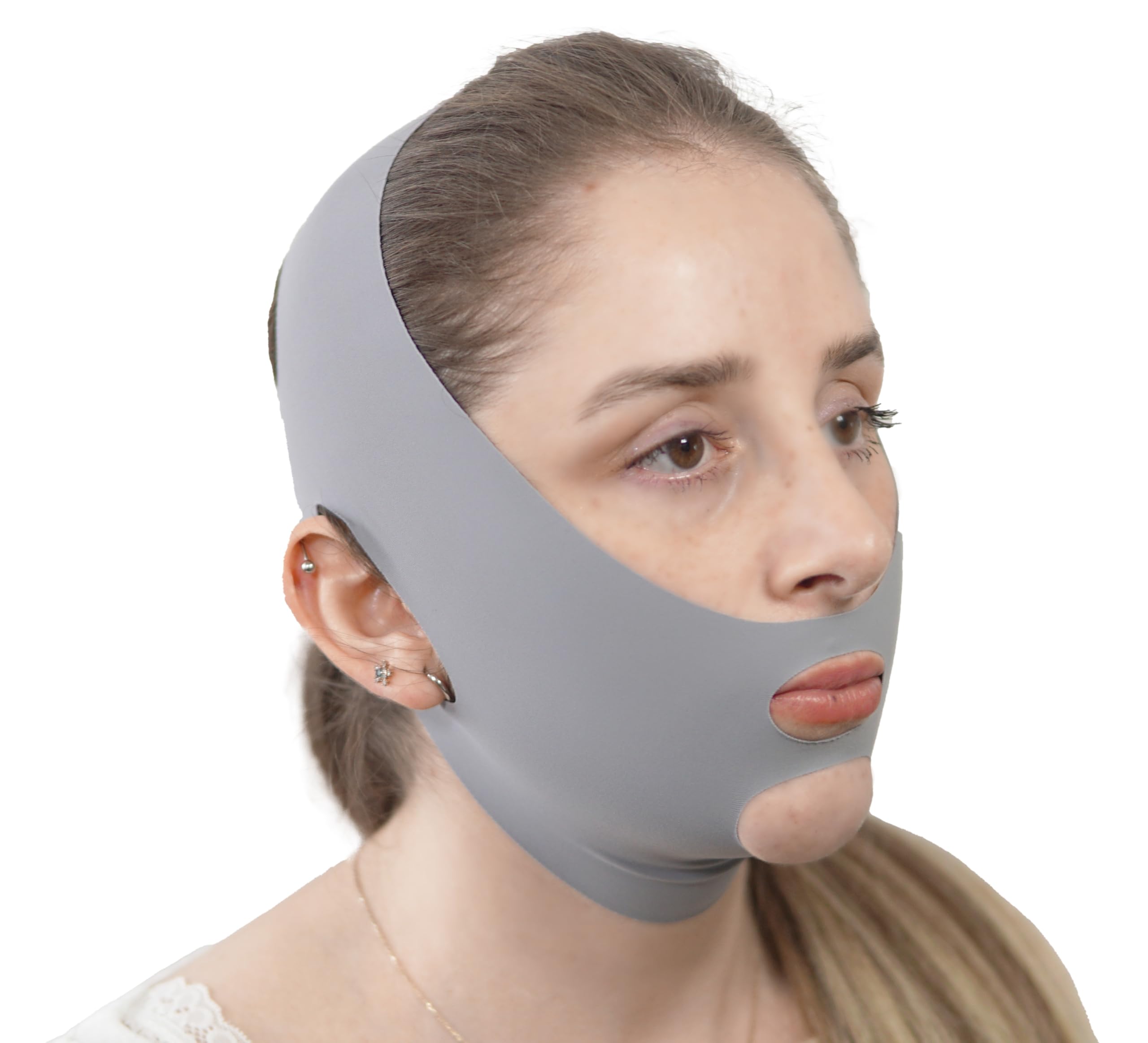V Line Lifting Mask Chin Strap for Sleeping, Face Lifting Strap, Chin Strap, Jawline Shaper, Jaw Strap, Double Chin Reducer,Face Lift Tape & Snoring