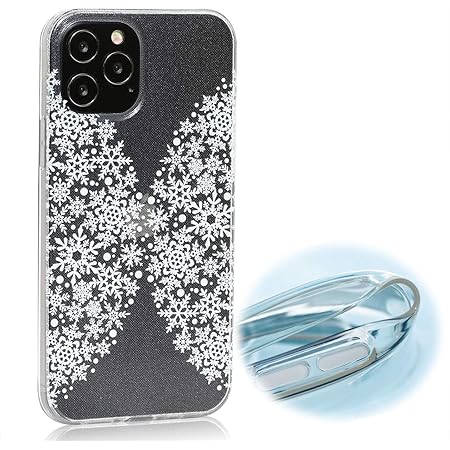 Amazon Co Jp Mrlab Iphone12pro Max ケース 雪 結晶 シンプル かわいい Snow Crystal Tpu ソフトケース 白 053 家電 カメラ