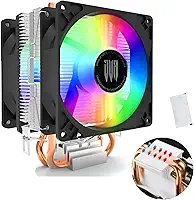 Air Cooler Duplo Cpu Rgb Intel LGA775/115x(1200)/1700/1366/2011/Xeon AMD FM2/FM1/AM2/AM5/AM4/AM3