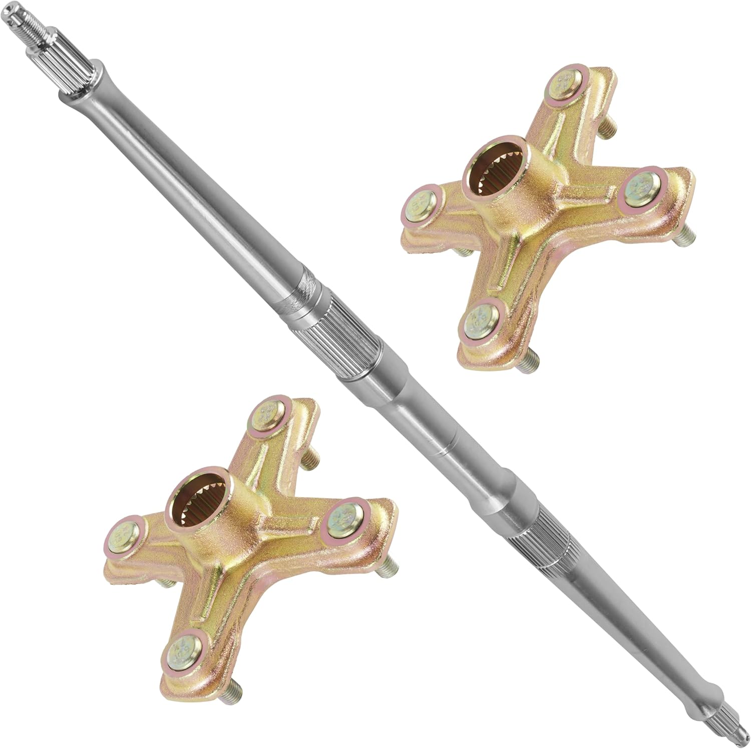 Caltric Rear Axle Shaft with Wheel Hub Compatible with Yamaha Raptor 700R 700 YFM700R 2006 2007-2020