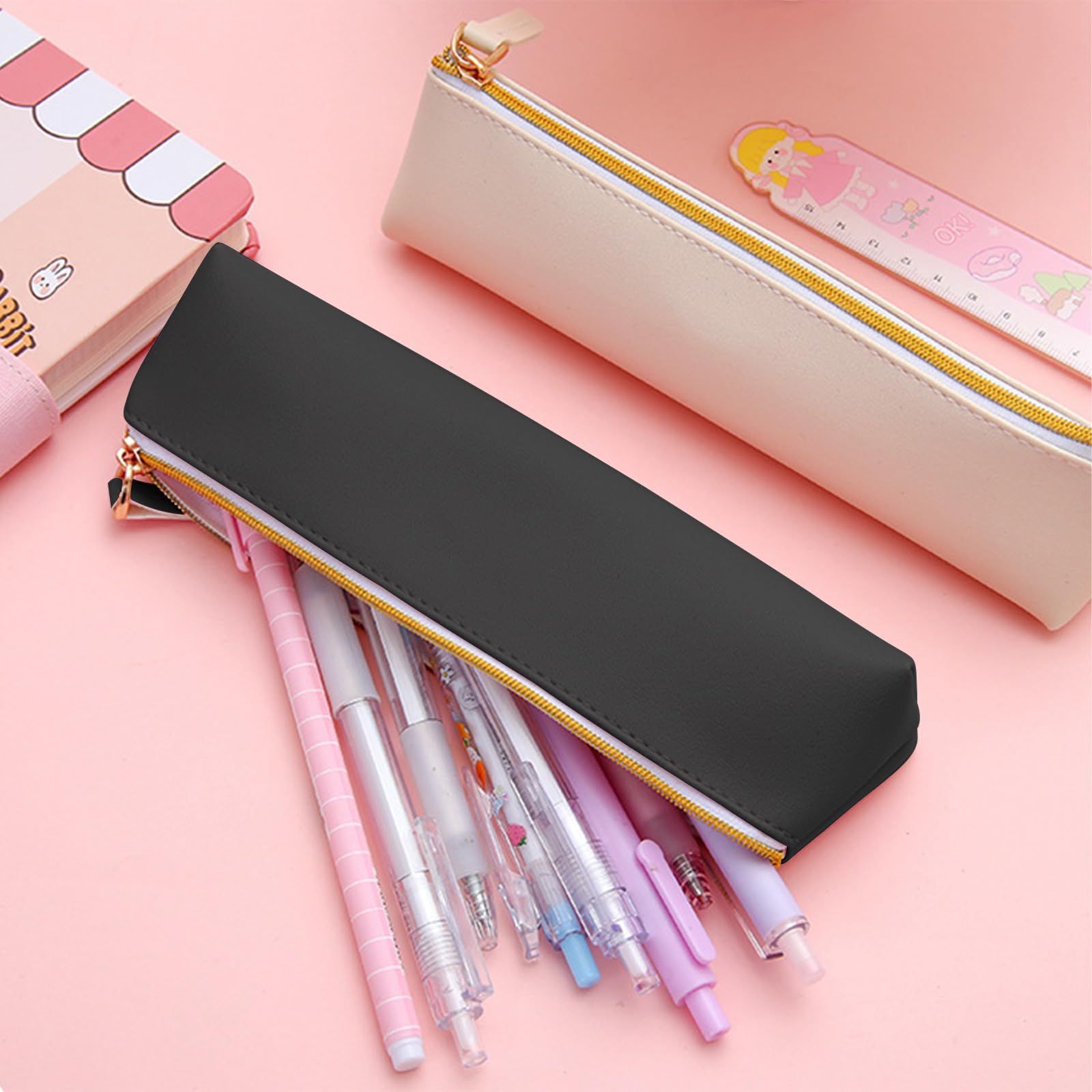 Leather Pen Pencil Case - Image 4