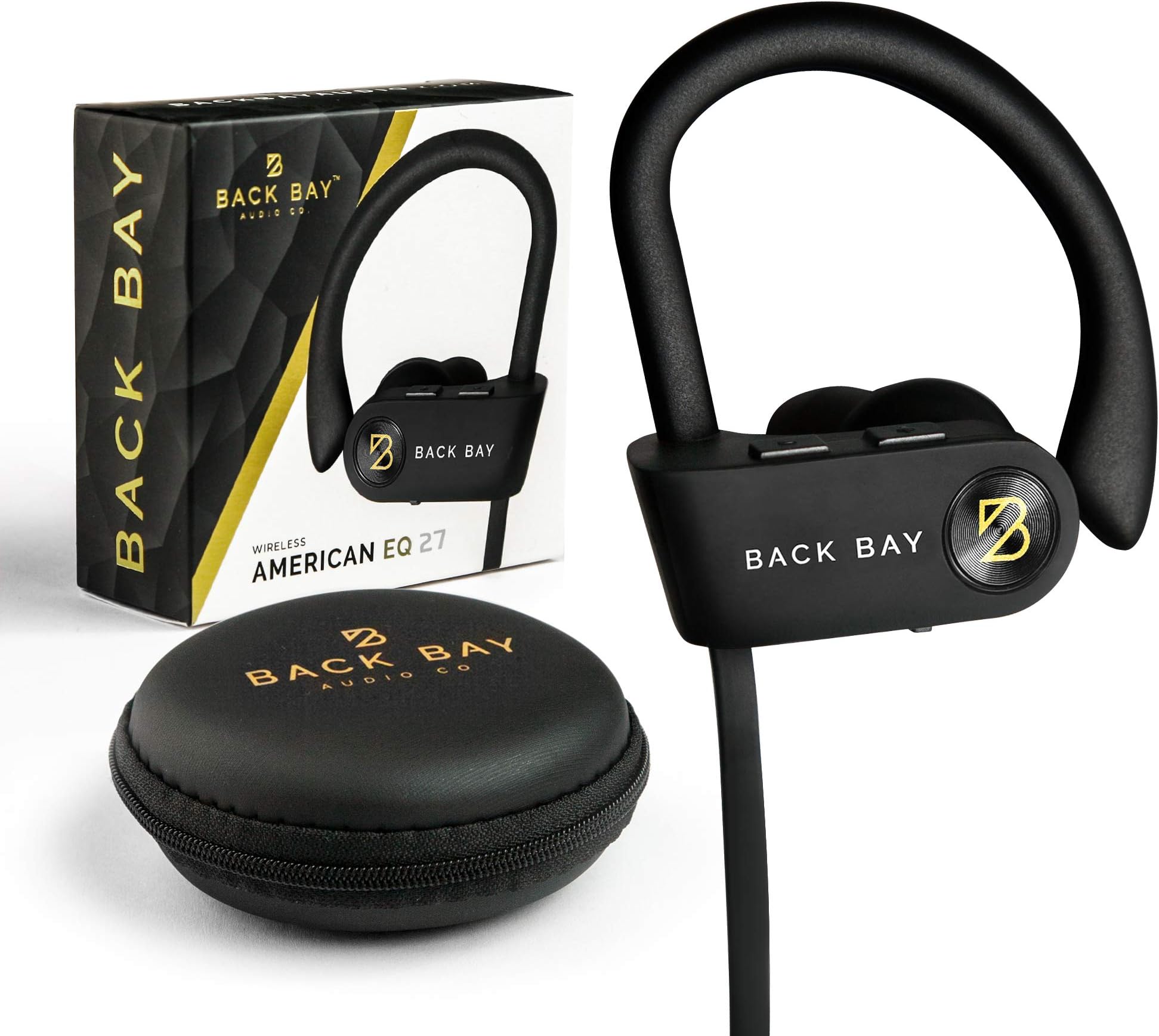 Runner 60 Wireless Running Earbuds with Cord, 80 Hour Long Battery Life with Microphone, Earphones in Ear Headphones