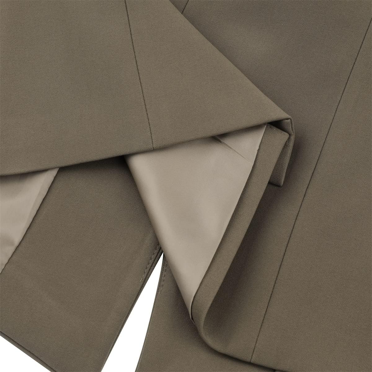 YUNCLOS Women's 2 Piece Office Work Suit Set One Button Blazer and Pants - Image 4