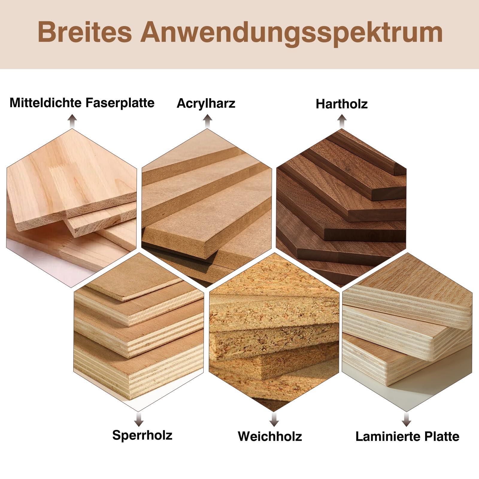Präzisions-Fräser-Set mit 6 mm Schaft - 12-teilige Hartmetall-Fräsbits für Oberfräsen | Profi-Zubehör für Holzbearbeitung & kreative Projekte mit Holz