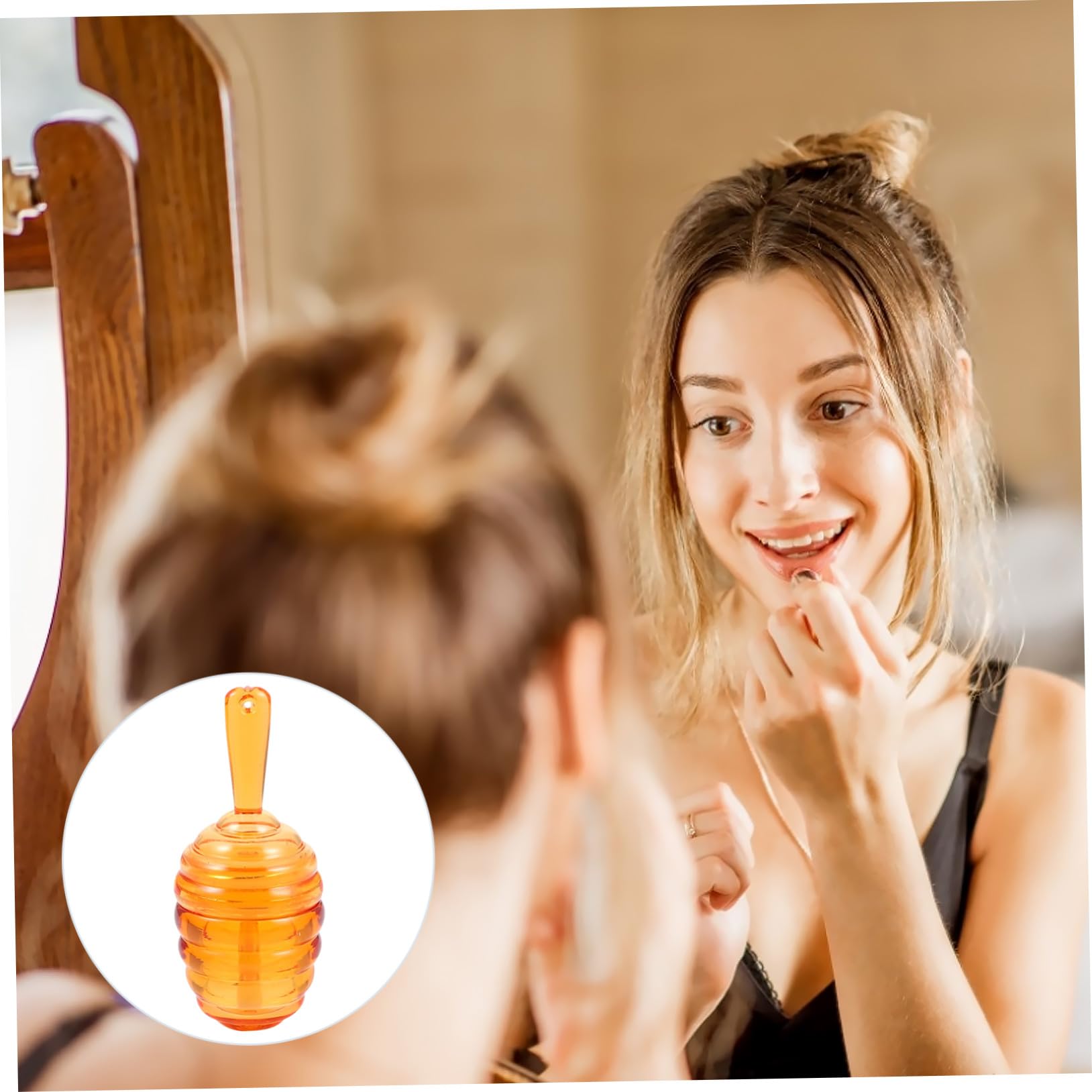 Tubo de Brillo de Labios en Forma de Panal, 20 Piezas, Plástico